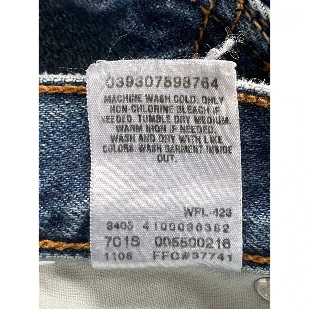 Vintage Y2k Levi's Mens 34x30 550 Jeans Blue Relaxed Fit Tapered Leg Medium Wash